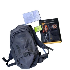 Gray Backpack with Hydration Kit Like Camelback